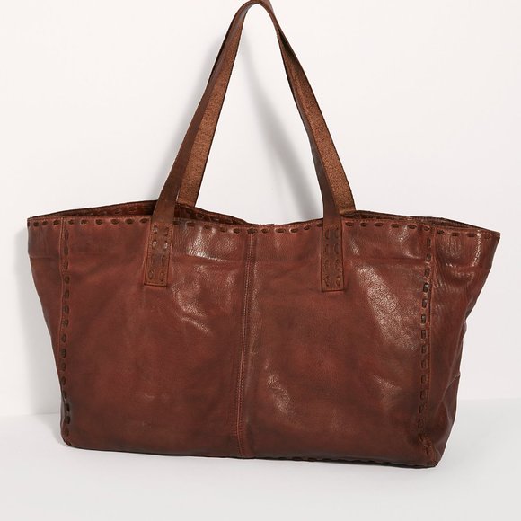 Free People Collection Camille Tote | Chocolate - Picture 3 of 11